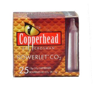 Crosman Powerlet CO2 Cartridges, 25 Pack