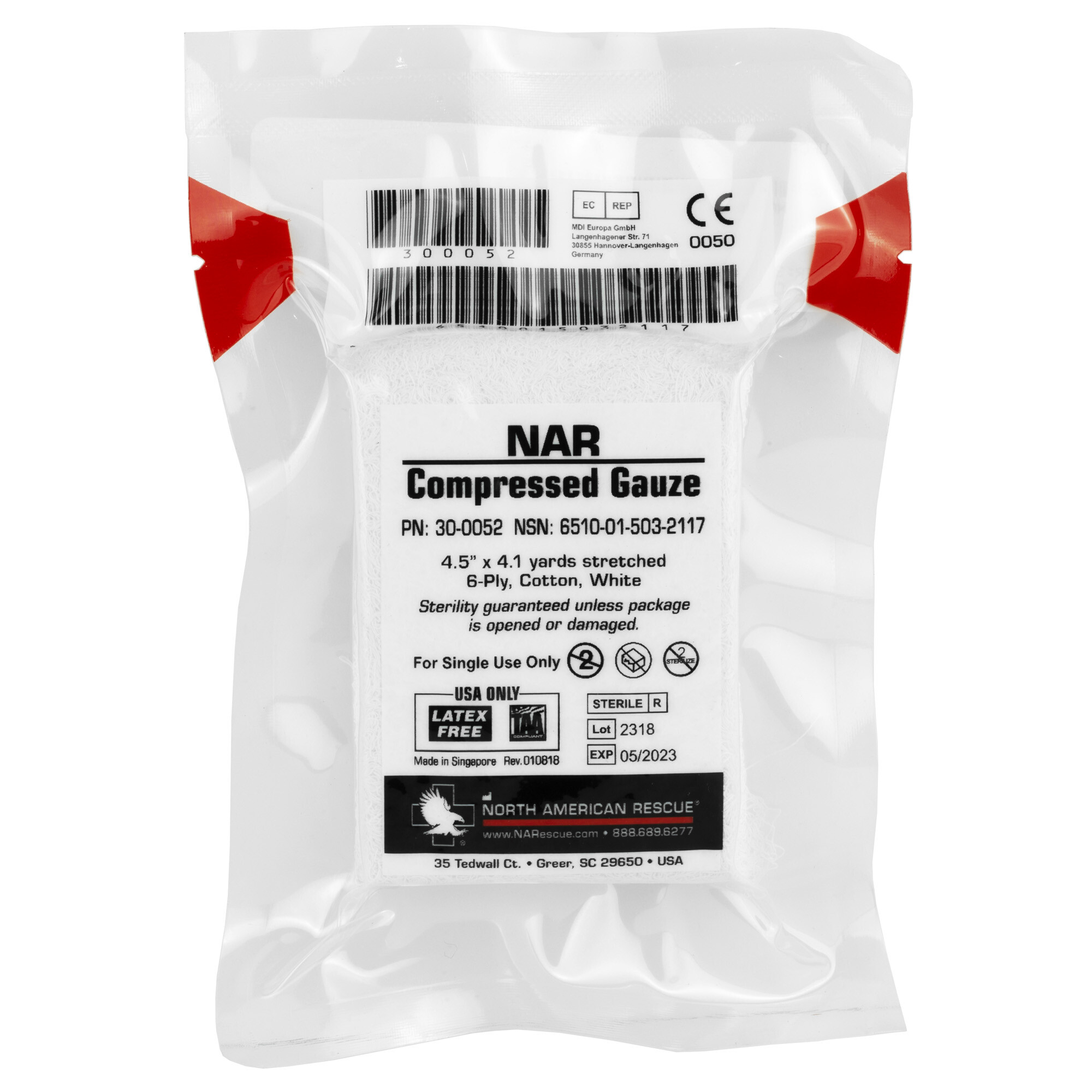 North American Rescue Compressed Gauze