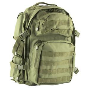 NCSTAR, Tactical Backpack, 18" x 12" x 6" Main Compartment, Nylon, Adjustable Shoulder Straps, Exterior PALS/ MOLLE Webbing, Hydration Bladder Compatible