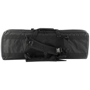 NCSTAR, Double Carbine Case, 36" Rifle Case, Nylon, Black, Exterior PALS Webbing, Interior Padded with Thick Foam, Accommodates two Rifles