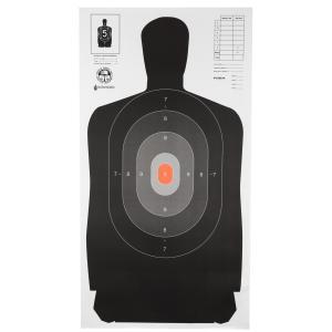 Action Target B-27NCJA Training Silhouette Paper Target 100 Pack