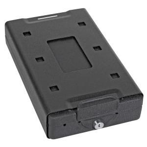 Bulldog Cases, Car Safe, 8.2"x6"x2.2", Keyed Lock, Black