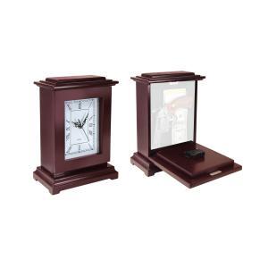 PS Products Mahogany Tall Gun Concealment Clock for Medium to Large Handguns