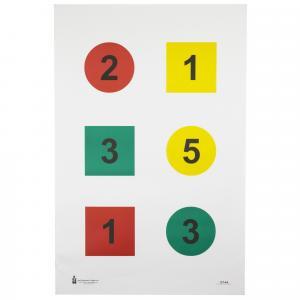 Action Target DT-4A Discretionary Command Training Paper Target 100 Pack