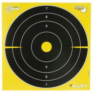 Allen, EZ AIM Non-Adhesive, Bullseye, 8x8", 25 Pack