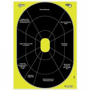 Allen, EZ AIM Non-Adhesive, Handgun Trainer, 12"x18", 8 Pack