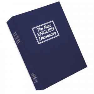 Bulldog Cases, Diversion Pistol Vault Safe, 10.5"x7.75"x2.75," Foam Interior, Blue Finish, Book with Combination Lock
