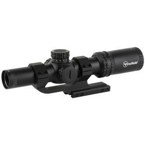 Firefield, RapidStrike Rifle Scope, 1-6X24, Second Focal Plane, Circle Dot Reticle, Matte Finish, Black, Includes Honeycomb lens filter, Cantilever Mount, Throw Lever, Honeycomb Lens Cover