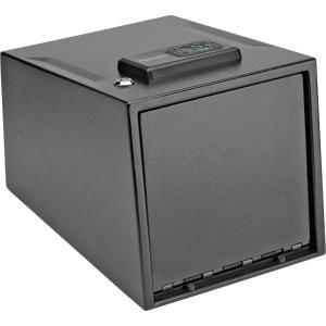 Hornady, 2 Gun Keypad Vault, Programmable, Backup Barrel Key Lock, Removeable Shelf, Interior Light, Foam Interior, Requires Four AAA Batteries (Not Included), Black Finish