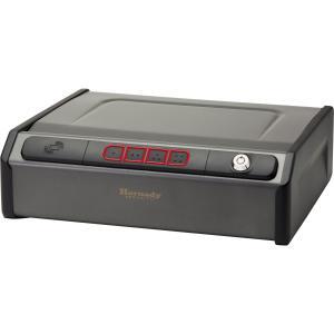 Hornady, RAPiD Safe, Foam Interior, RFID, Keypad, Key Lock, Black, 13.1" x 11.0" x 3.9"