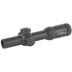 Konus, KonusPro, M30 Riflescope, Rifle Scope, 1-6X24mm, 30mm Tube, German Post Reticle with Illuminated Circle and Center Dot, Matte Black Finish, Includes Lens Covers and Cleaning Cloth