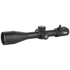 Sig Sauer, EASY6-BDX, Rifle Scope, 5-30X56mm, Black, 34mm Main Tube, MRAD Adjustments, BDX Digital DEV-L Ballistic Reticle W/194 LEDS, Capped Turrets, SFP