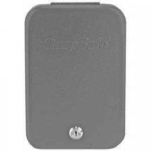 SnapSafe, Lock Box, Large, 9.5" x 6.5" x 1.75", Key Lock, 16 Gauge Steel, Cable Included, Black Finish
