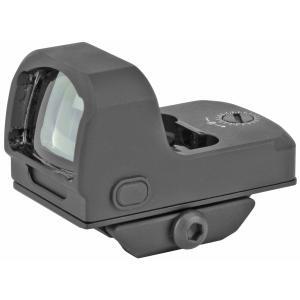 Leapers, Inc. - UTG, OP3 Micro, Green Dot, Black, 4 MOA, Includes Low Profile Picatinny Base, Utilizes Docter Footprint