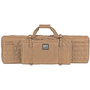 Bulldog Cases Standard Tactical Rifle Case Fits Single Rifle 38" Soft Case Shoulder Strap Large Front Pocket Black BDT30-38B Heavy-Duty Nylon Water-Resistant Outer Shell Full-Length Zipper Soft Padded Interior