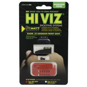 Hi-Viz, Litewave Sight for Ruger MKII, MKIII and Browning Buckmark, Ruger Single-Six Revolvers