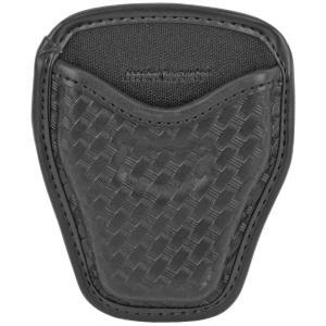 Bianchi, Model 7934 AccuMold Elite Open Handcuff Case, Basket Weave Duraskin, Black Finish