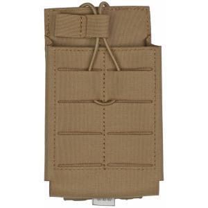 Grey Ghost Gear, Single 7.62 Mag Pouch, Fits 7.62NATO/308WIN AR Magazines, Laminate Nylon, Includes a Bungee Retention Strap to Allow for Silent Removal of your Magazine, Attaches to any MOLLE/PALS Style Webbing, Various Colors