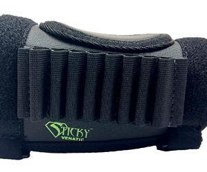 Sticky Holsters, Venatic, Shotgun Shell Holder, Compatible with Sticky Stock Pad/Riser (SPR), Holds 8 Rounds, Matte Finish, Black
