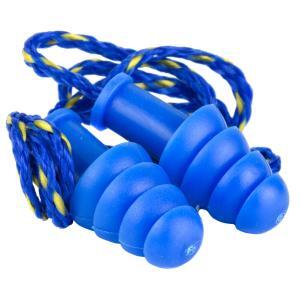 Walker's, Ear Plug, Rubber Corded, Blue, 1 Pair