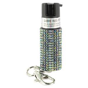 Sabre, Jeweled Case Pepper Spray, Multiple Colors
