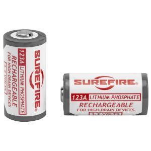 Surefire, LFP123 Rechargeable Batteries, With or without Charger