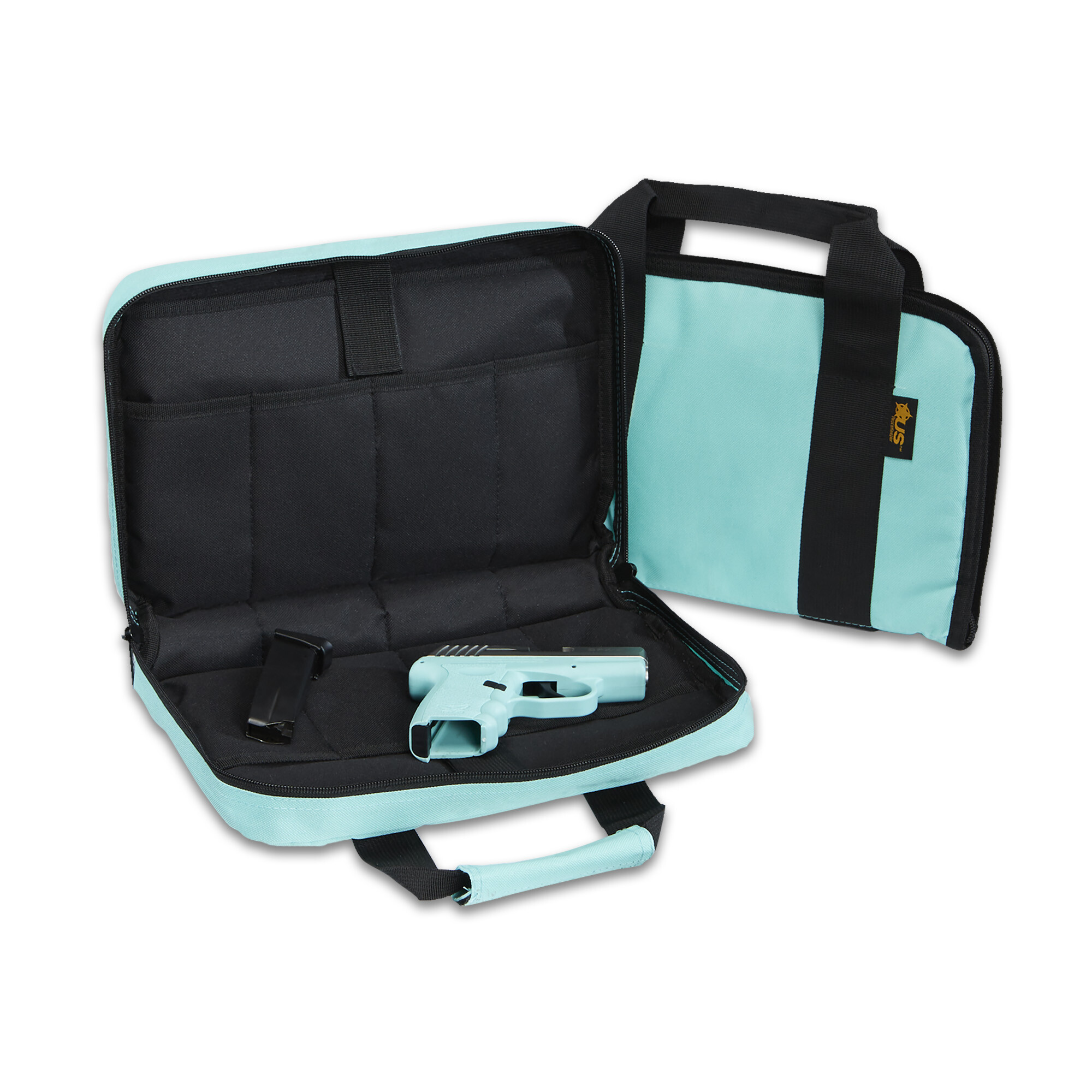US PeaceKeeper, Attache Pistol Case, 600 Denier Polyester, Multiple Sizes and Colors