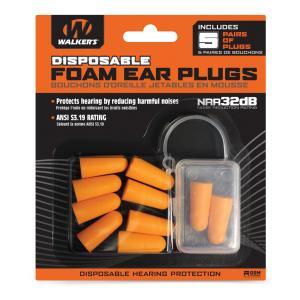 Walker's, Foam Ear Plugs, NRR 32dB, Various Quantities